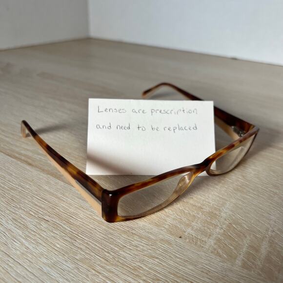 Prada VPR04H 78S-1O1 Eyeglasses Brown Caramel Frames 53-15-135 Made in Italy - Picture 1 of 8